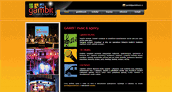 Desktop Screenshot of gambitmusic.cz